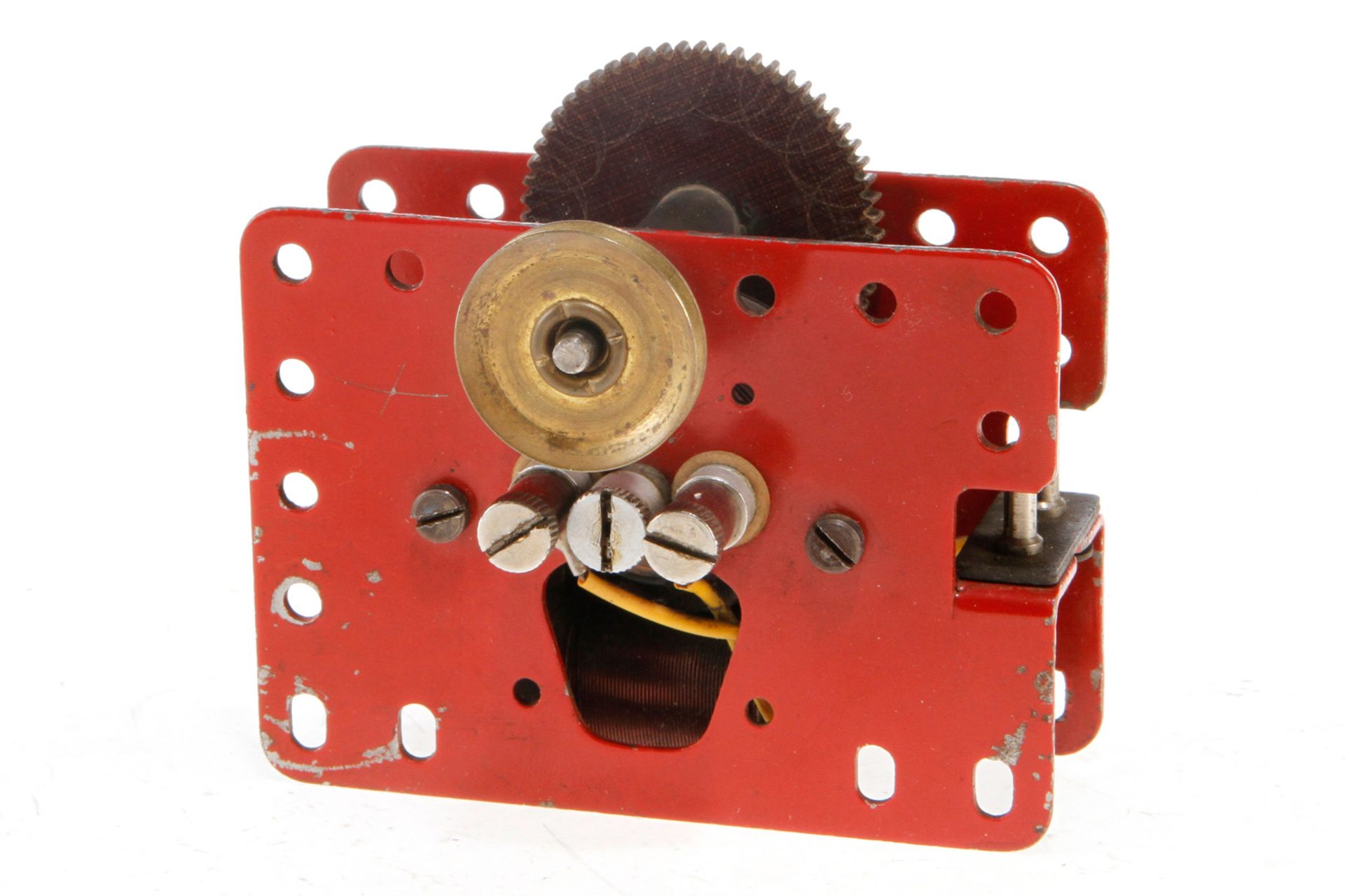 Märklin Elektromotor, rot, Lackschäden, L 9, Z 2-3