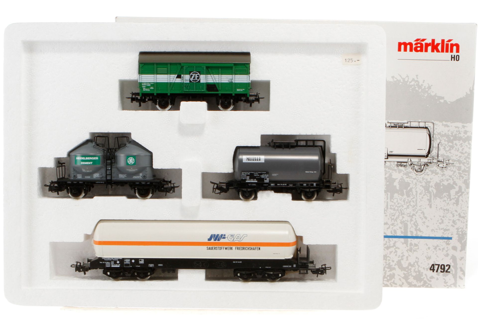 Märklin Regional-Wagen-Set “Südwest“ 4792, S H0, komplett, LS und Alterungsspuren, im leicht