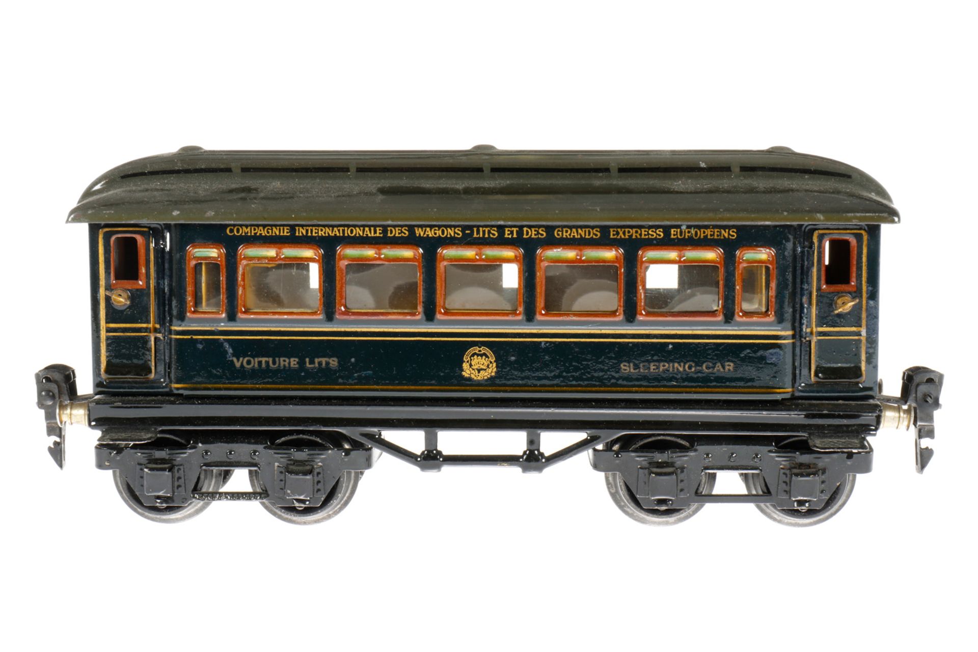 Märklin internationaler Schlafwagen 1747 G, S 0, CL, mit Inneneinrichtung und 4 AT, LS tw ausgeb.,