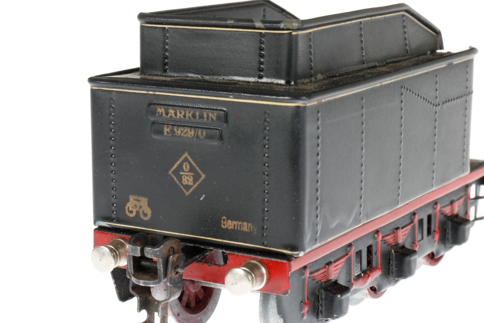 Märklin 2-B Dampflok E 70/12920, S 0, elektr., schwarz, mit Tender, kW und 2 el. bel. Stirnlampen, - Image 4 of 9