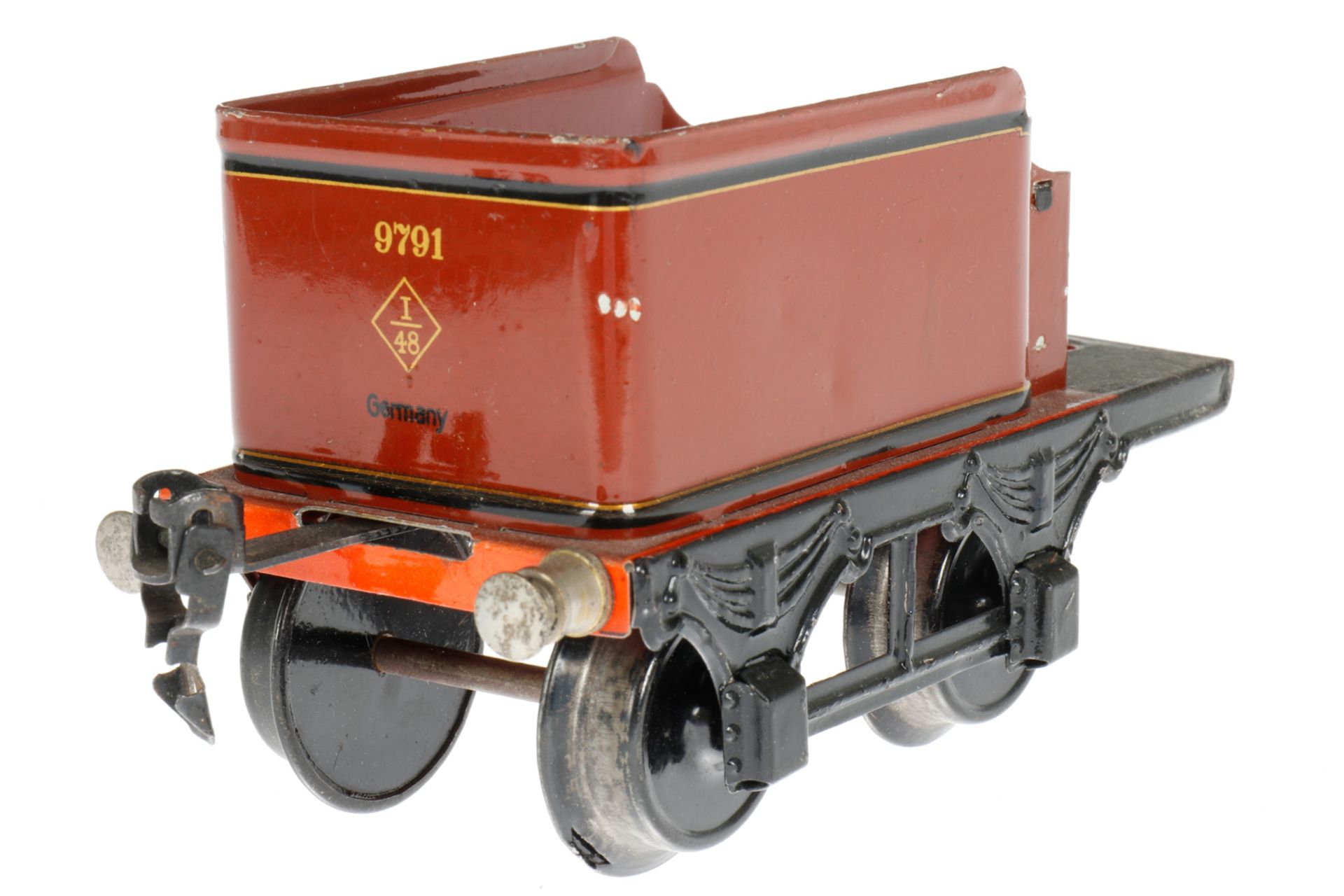 Märklin B-Dampflok R 12971, S 1, elektr., braun/schwarz, mit Tender und 1 el. bel. Stirnlampe, LS tw - Bild 5 aus 7