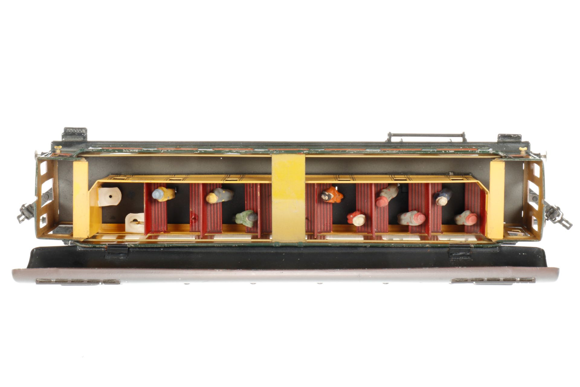 Märklin Personenwagen 1841 G, S 1, CL, mit Inneneinrichtung und 4 AT, Schilder fehlen, 1 Treppe - Bild 5 aus 5