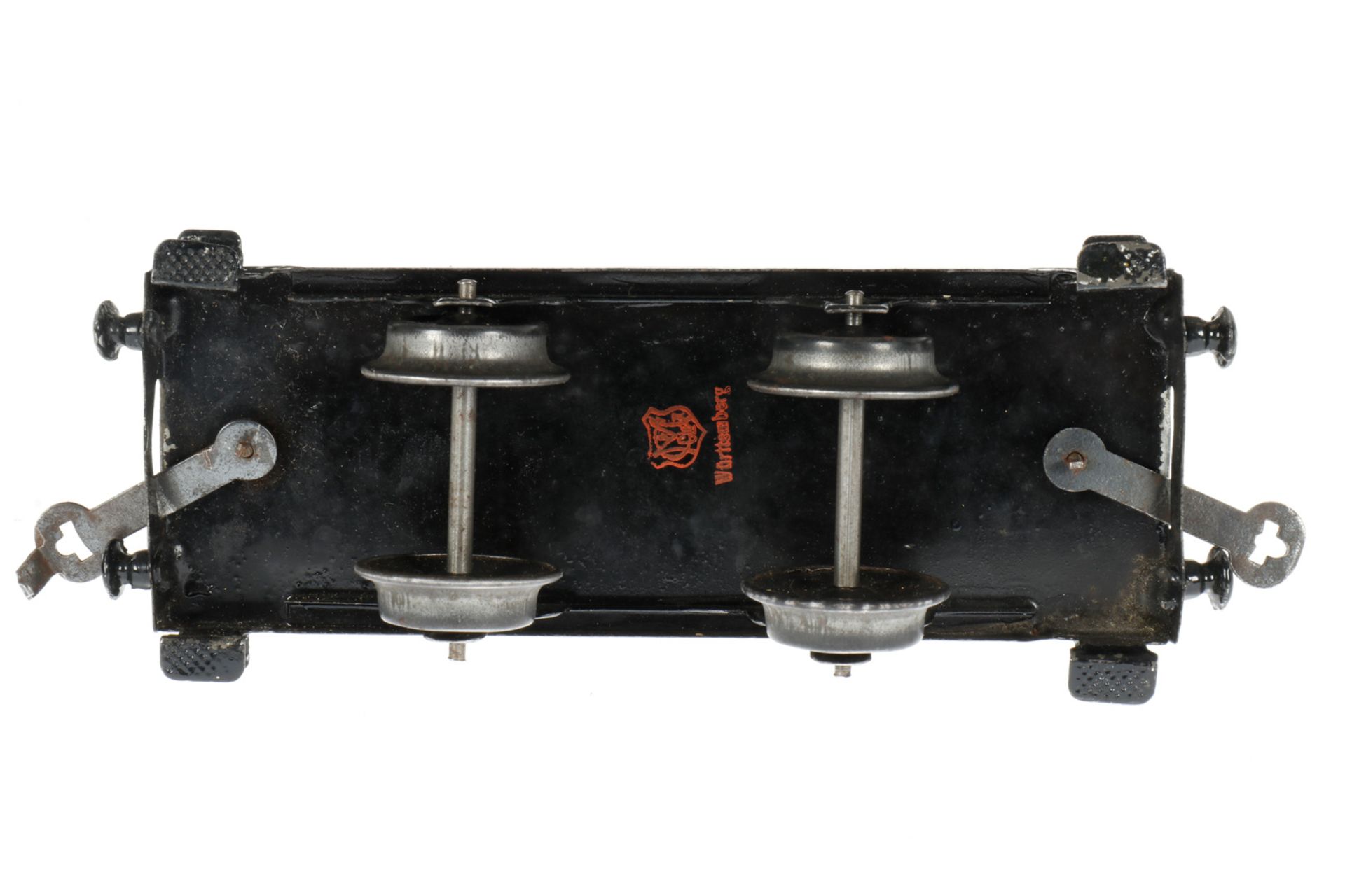 Märklin Sanitätswagen 1828 P, S 0, HL, mit Inneneinrichtung, 2 Bahren und versch. Figuren, 4 AT, - Bild 5 aus 5