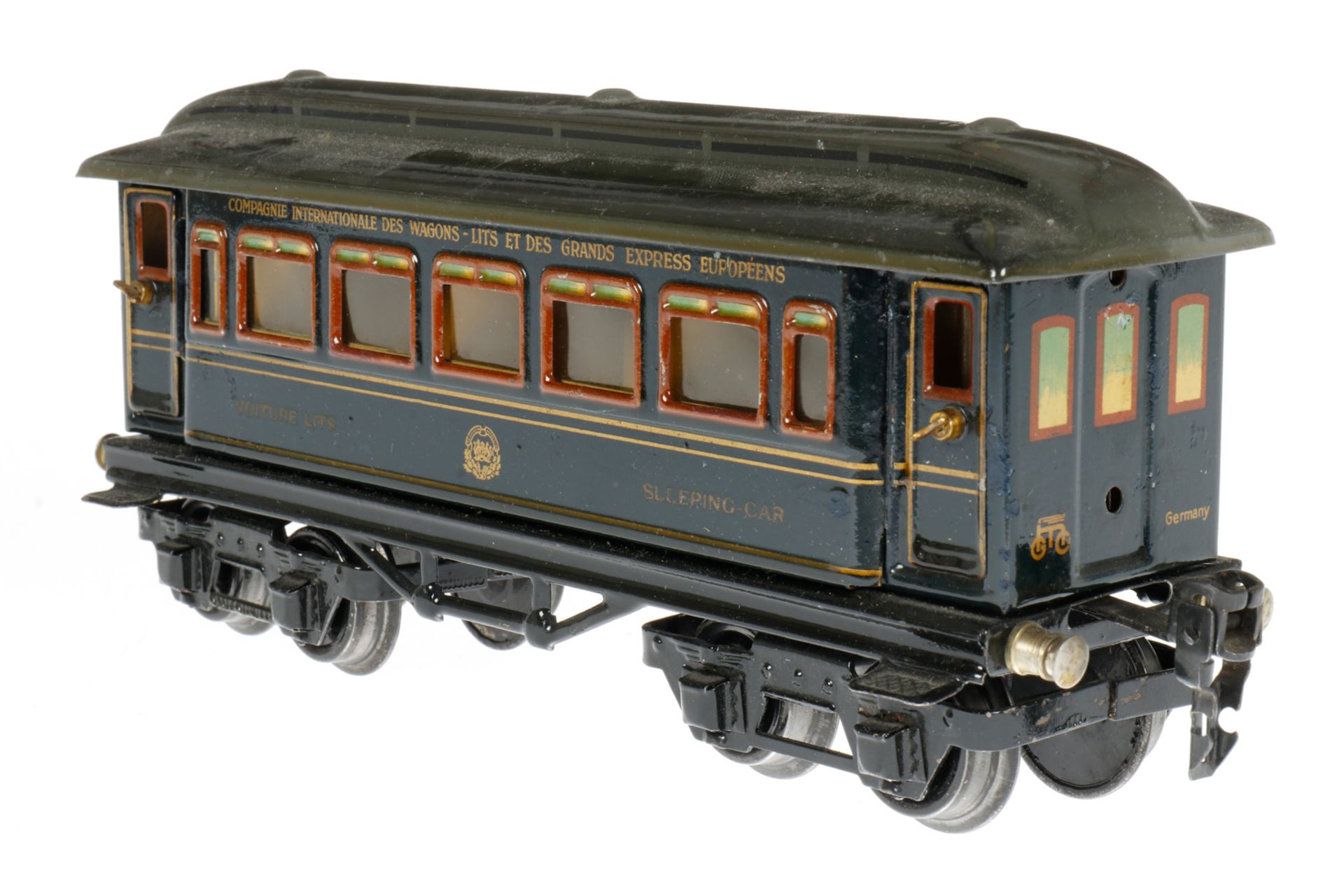 Märklin internationaler Schlafwagen 1747 G, S 0, CL, mit Inneneinrichtung und 4 AT, LS tw ausgeb., - Image 2 of 6