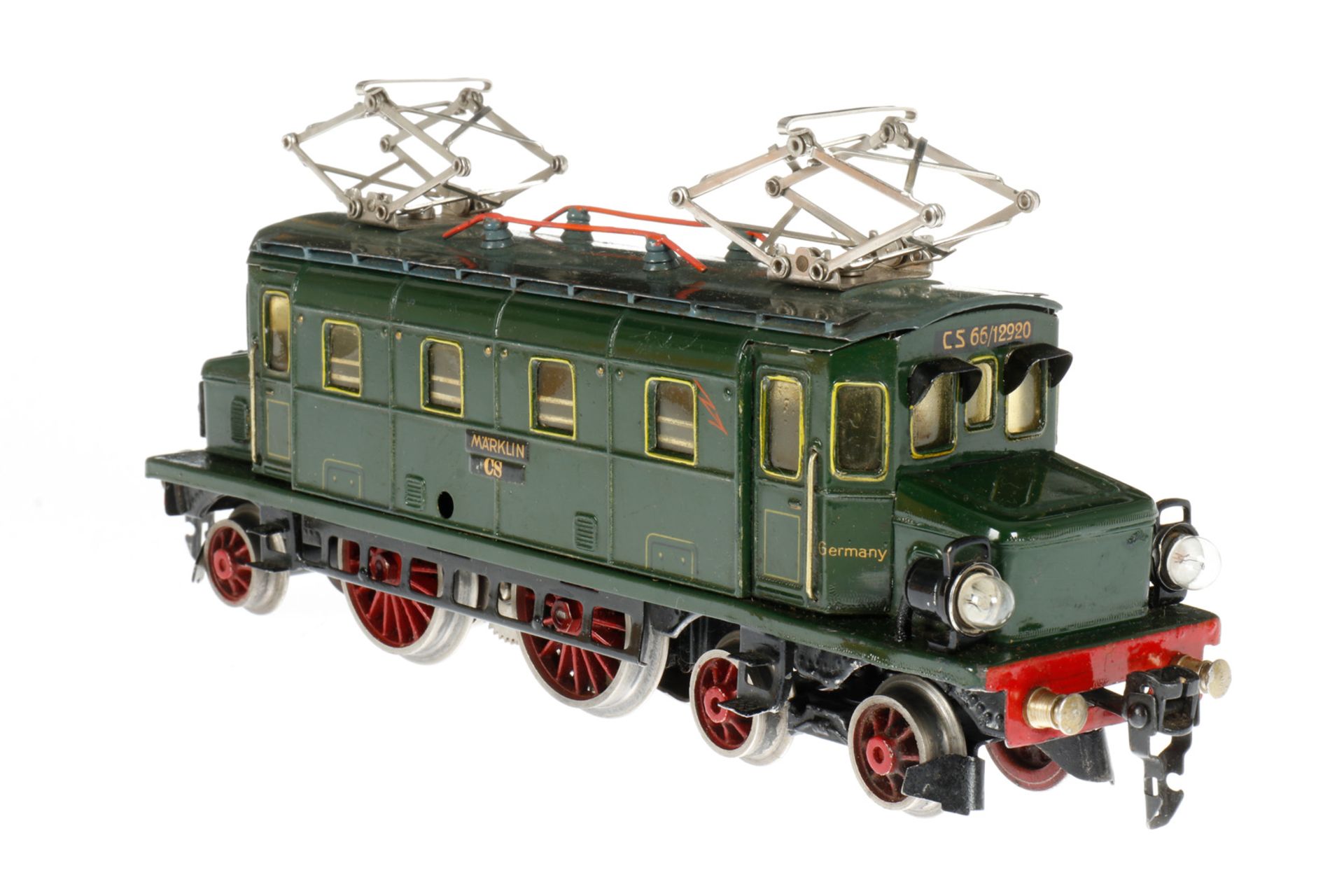 Märklin 2-B-1 E-Lok CS 66/12920, S 0, elektr., grün, mit 2 el. bel. Stirnlampen, LS tw ausgeb., 1 - Bild 3 aus 7