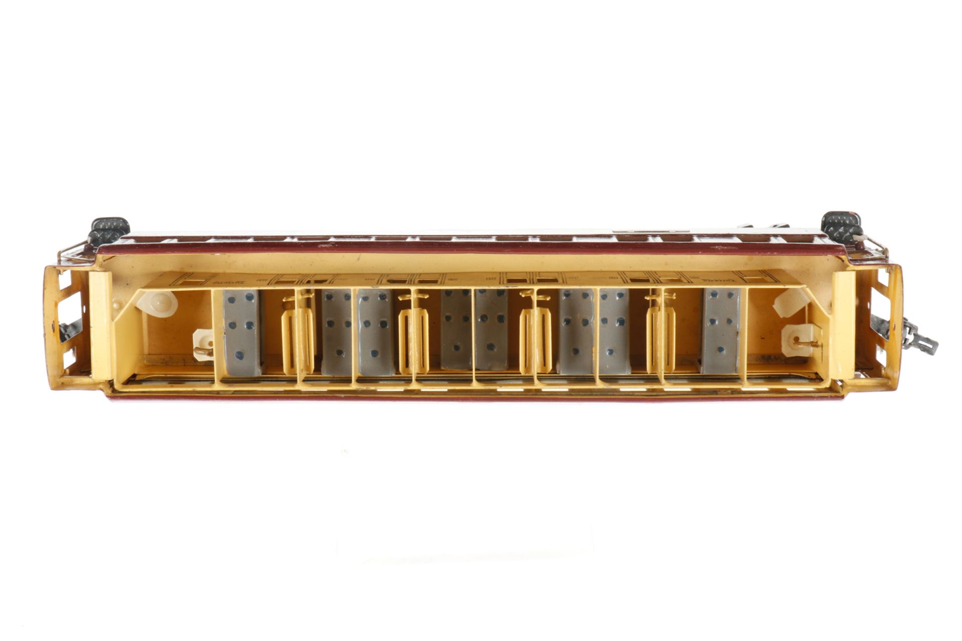 Märklin Mitropa Schlafwagen 1947 G, S 0, HL, mit Inneneinrichtung und 4 AT, Schilder ersetzt, tw - Bild 4 aus 5