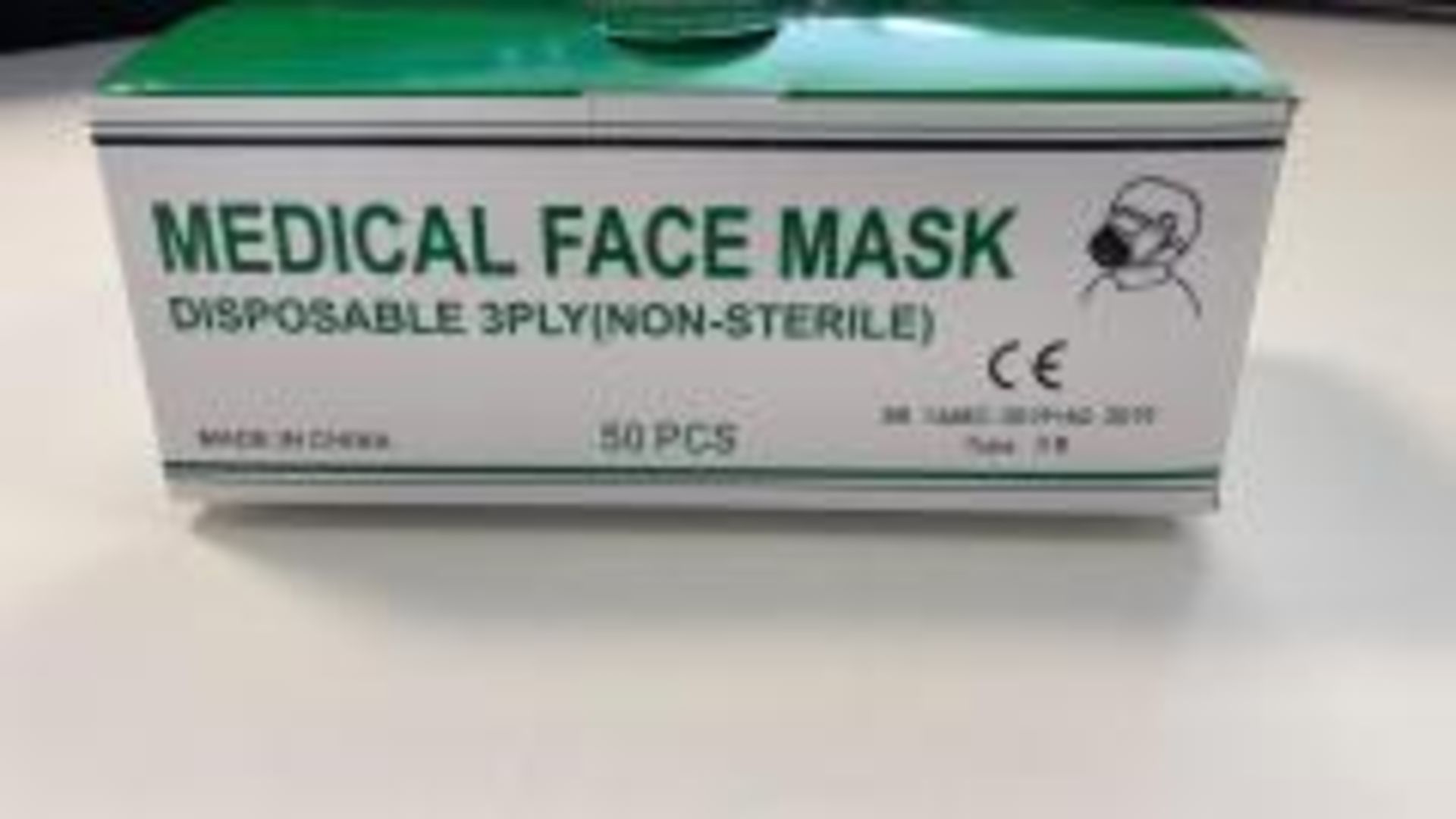 1 box of 50 x type IIR Face Masks