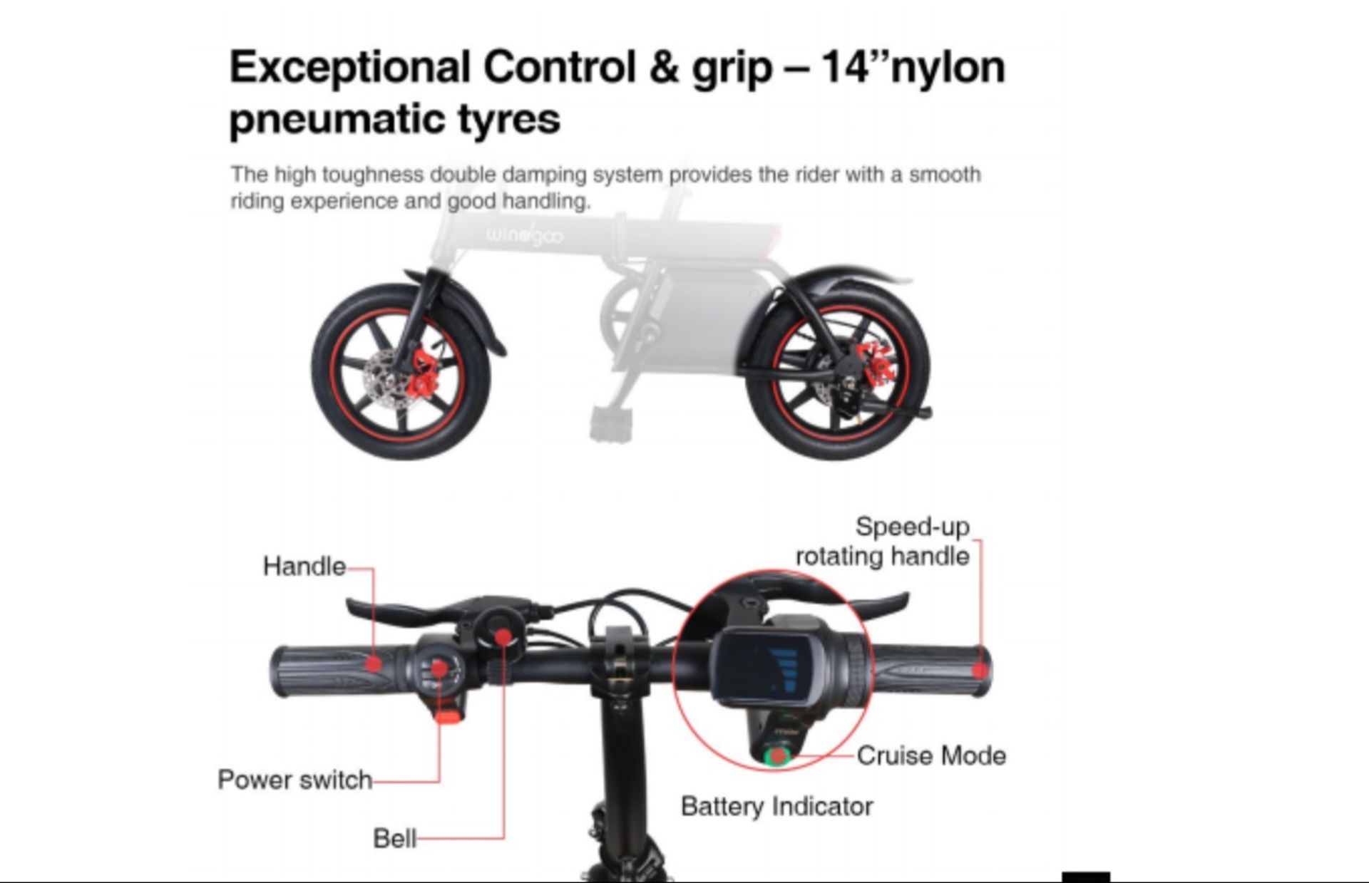 Brand New Windgoo B20 Lightweight Folding E-Bike RRP £399 - Image 3 of 8