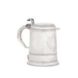 TANKARD IN ARGENTO, LONDRA, 1708, ORAFO T. PARR