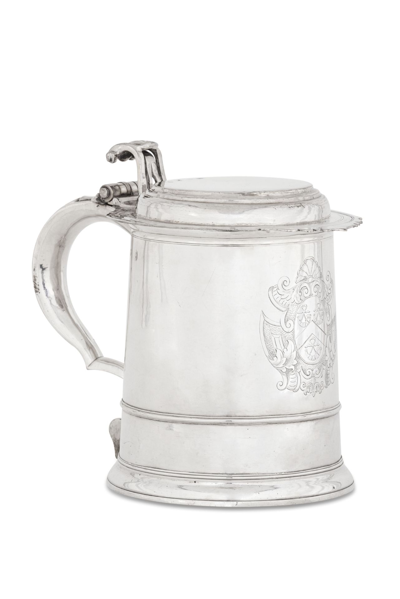 TANKARD IN ARGENTO, LONDRA, 1708, ORAFO T. PARR