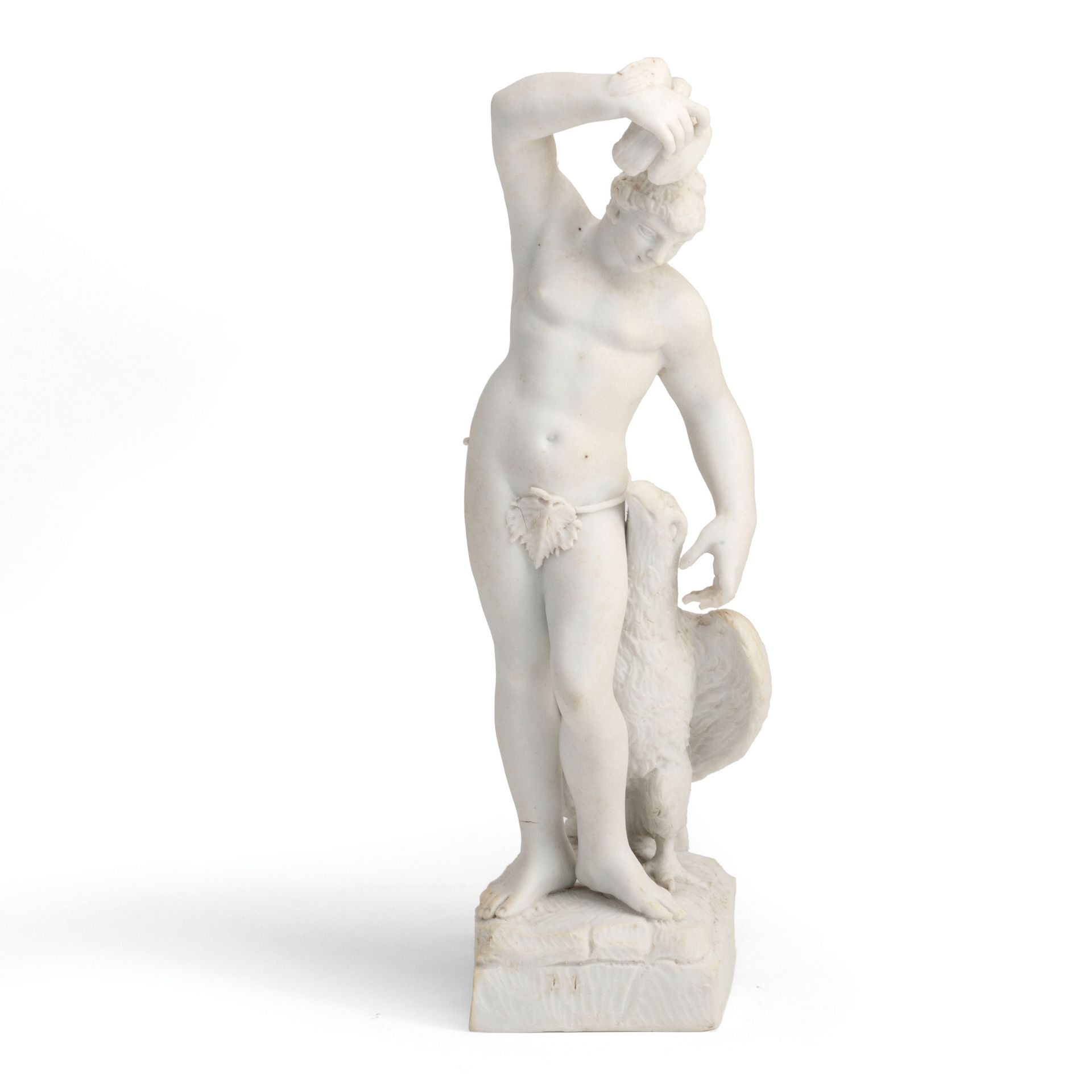 FIGURA IN BISCUIT, MANIFATTURA GINORI A DOCCIA, CIRCA 1810