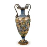 VASO COLOSSALE IN MAIOLICA, FORNACE DEL XIX-XX SECOLO