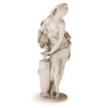 COPPIA DI GRANDI FIGURE IN BISCUIT, MANIFATTURA MINTON, INGHILTERRA, INIZIO DEL XX SECOLO