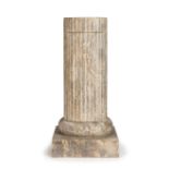 COPPIA DI COLONNE REGGIVASO IN LEGNO LACCATO