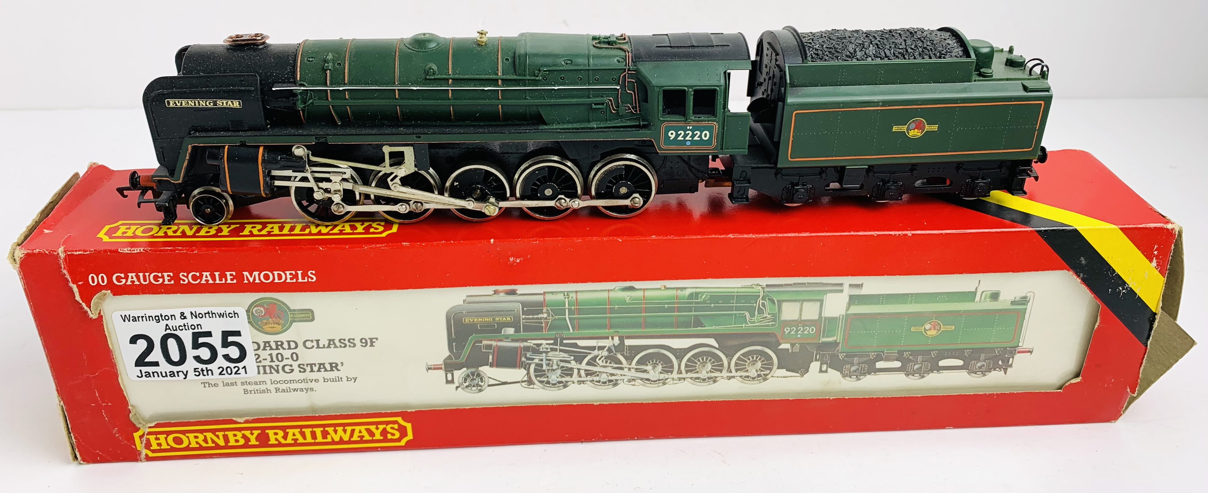 Hornby OO Gauge Evening Star Locomotive Boxed P&P Group 1 (£14+VAT for the first lot and £1+VAT