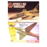 Airfix 1/72 scale Douglas C47 Skytrain and F105F Thunderchief. P&P Group 1 (£14+VAT for the first