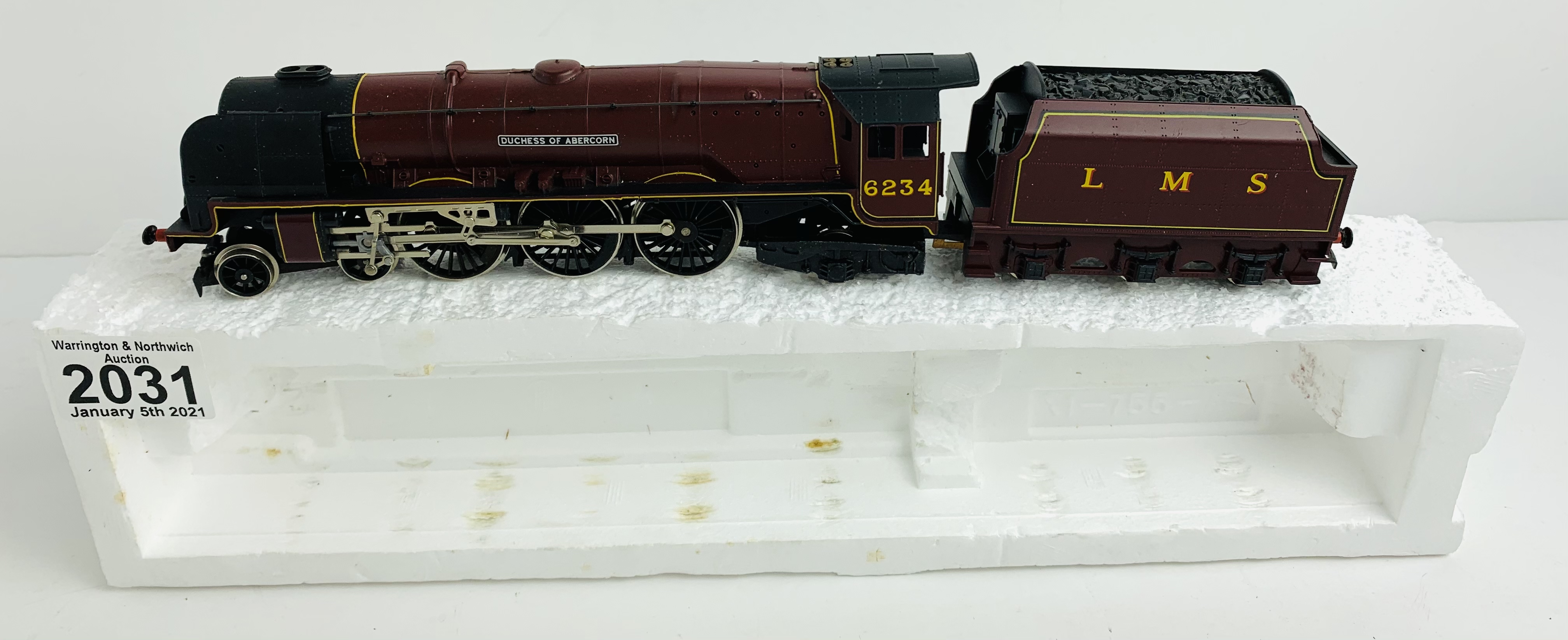 Hornby OO Gauge Duchess of Abercorn Locomotive Poly Tray Only P&P Group 1 (£14+VAT for the first lot