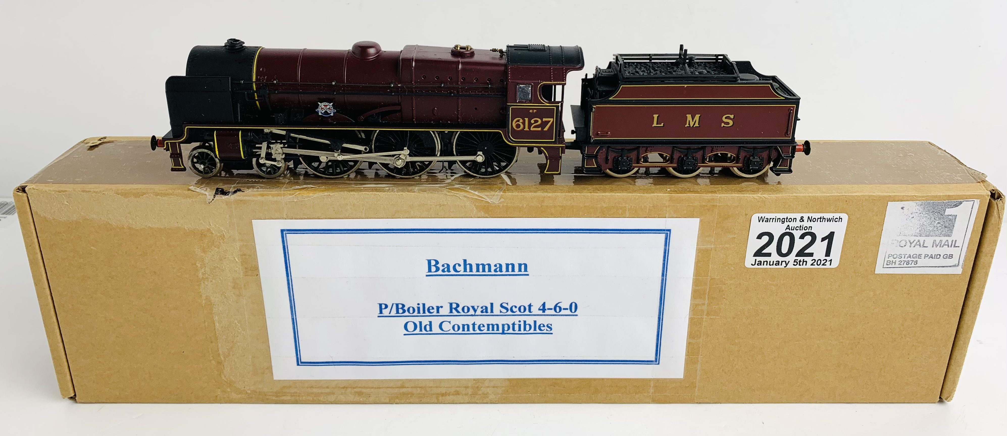 Bachmann OO Gauge Royal Scot Locomotive P&P Group 1 (£14+VAT for the first lot and £1+VAT for