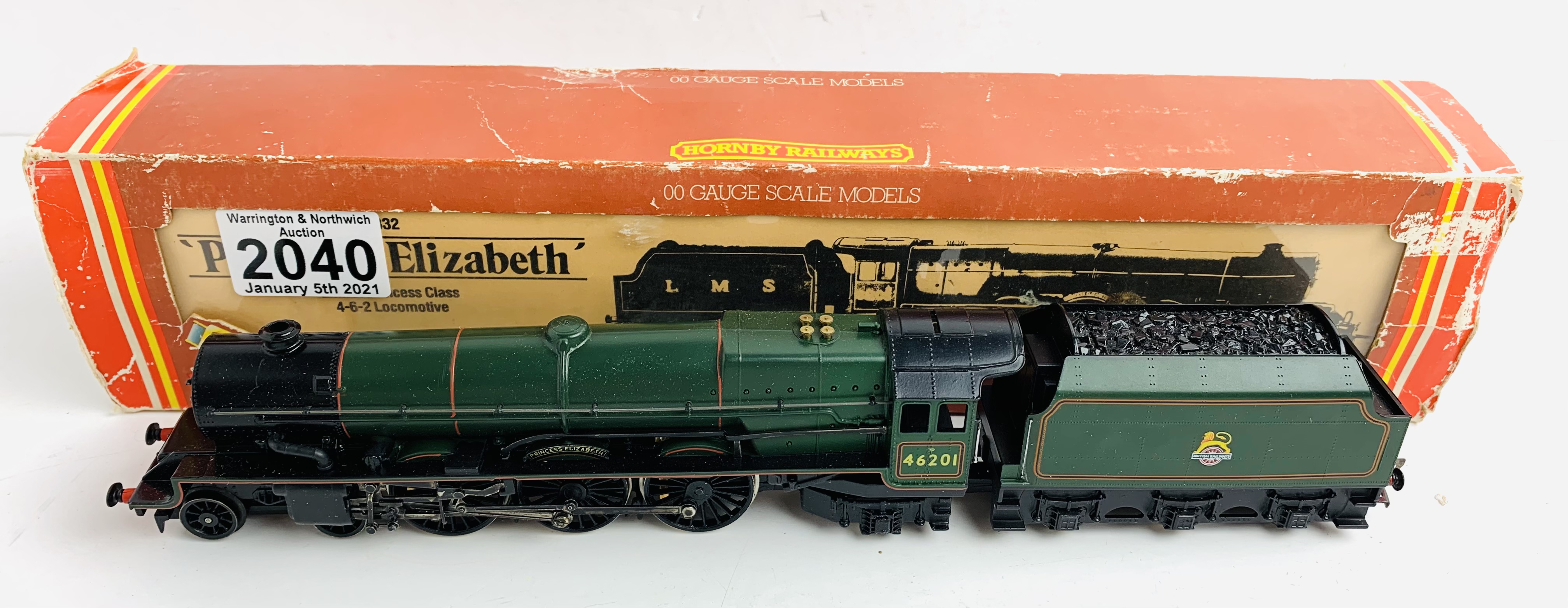 Hornby OO Gauge Princess Elizabeth Locomotive Boxed P&P Group 1 (£14+VAT for the first lot and £1+