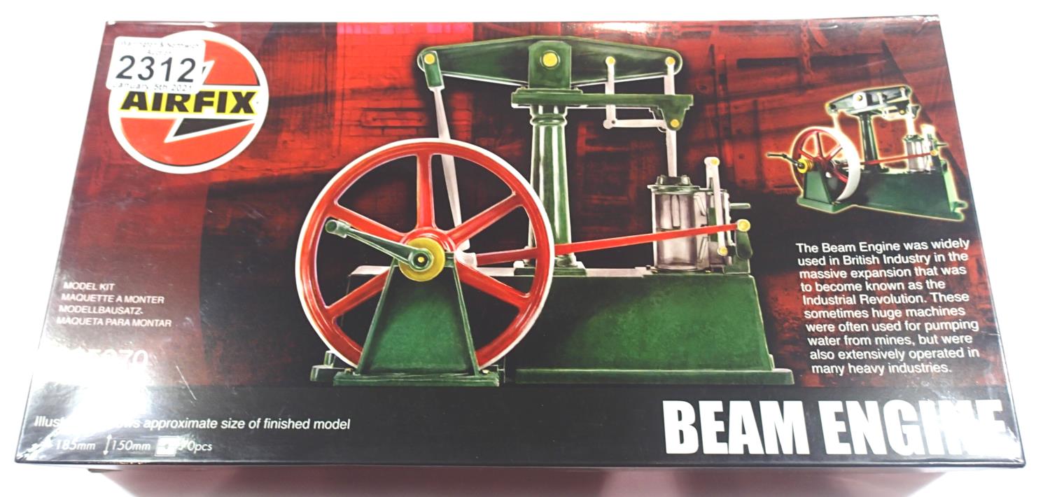 Airfix AO5870 beam engine plastic kit. P&P Group 1 (£14+VAT for the first lot and £1+VAT for