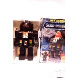 Star Master battery operated robot with jet smoke. P&P Group 2 (£18+VAT for the first lot and £3+VAT