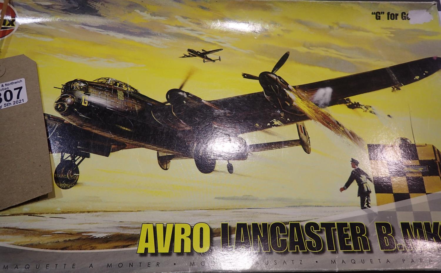 Airfix 1/72 scale Lancaster, G for George. P&P Group 1 (£14+VAT for the first lot and £1+VAT for