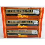 3x Hornby OO Gauge LNER Teak Coaches Boxed P&P Group 1 (£14+VAT for the first lot and £1+VAT for