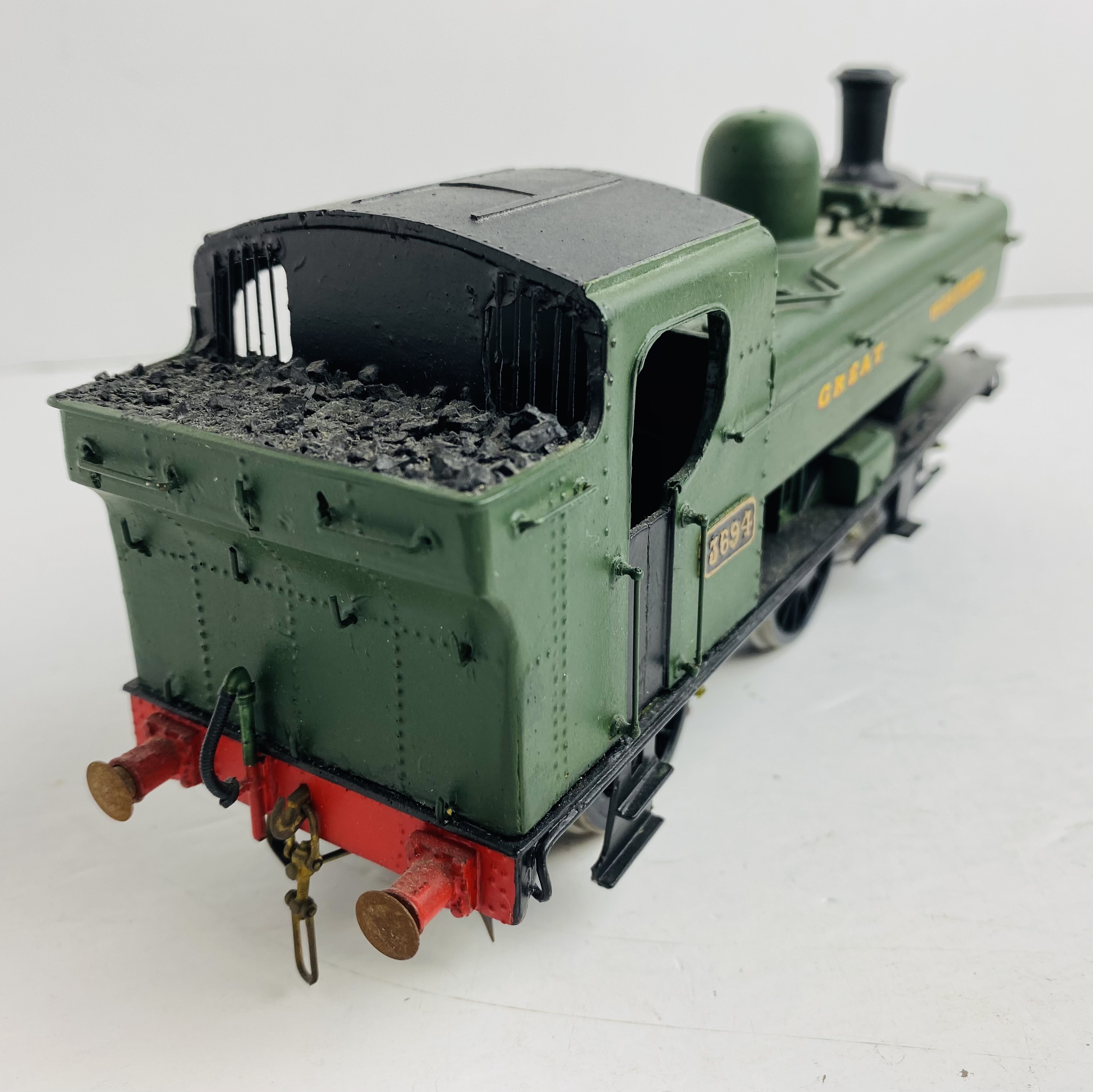 Finescale Kit Built O Gauge Pannier Tank GWR Loco - Finished & Painted to a High Standard P&P - Image 3 of 3