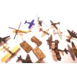 Selection of Corgi small scale aircraft and military vehicles. P&P Group 2 (£18+VAT for the first