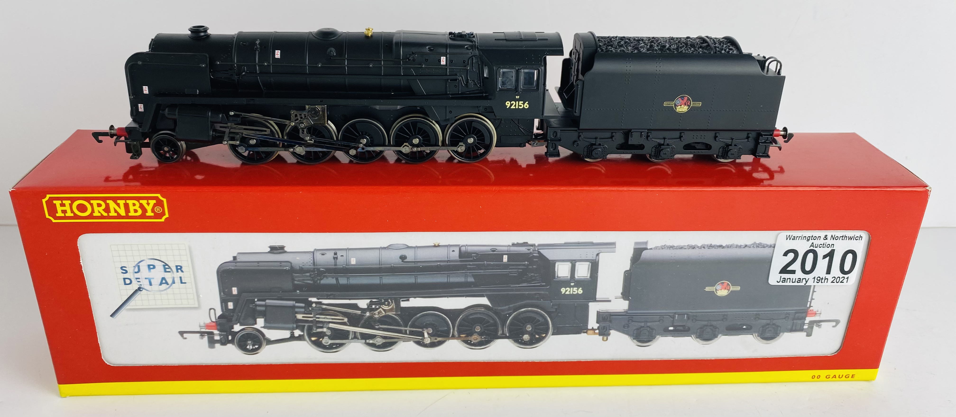 Hornby R2105D OO Gauge BR 9F 92156 Boxed P&P Group 1 (£14+VAT for the first lot and £1+VAT for