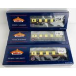 3x Bachmann 39-129A OO Gauge BR Chocolate / Cream Mk1 Coaches All Boxed P&P Group 1 (£14+VAT for the