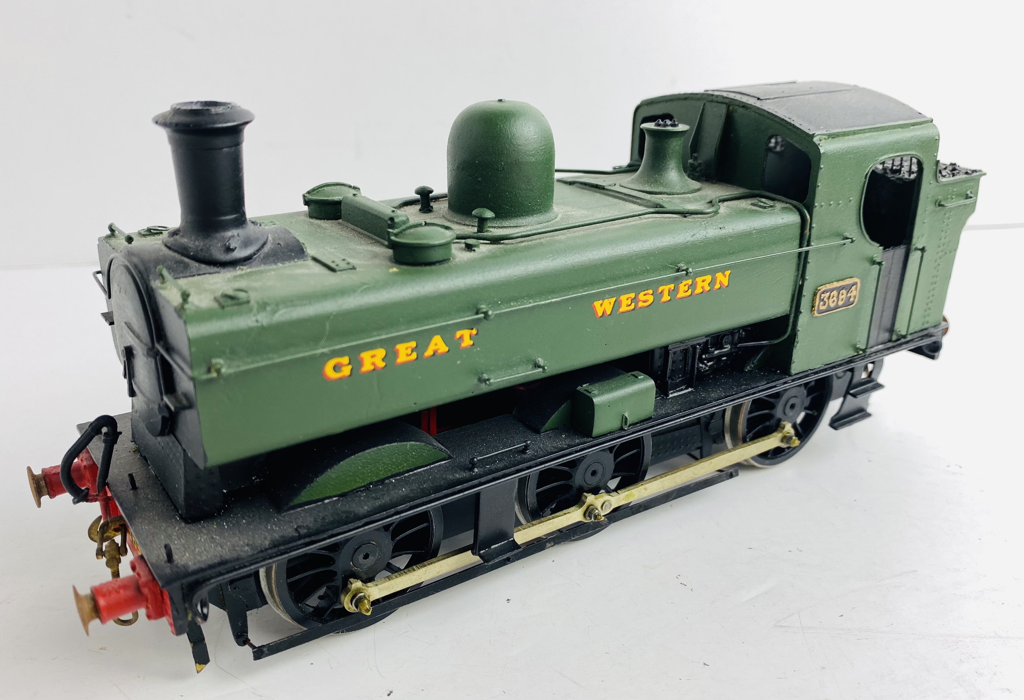 Finescale Kit Built O Gauge Pannier Tank GWR Loco - Finished & Painted to a High Standard P&P