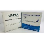 2x Phoenix 1:400 Scale Aircraft Diecast Model Aircraft - In Boxes (ALL WHEELS PRESENT & OK) P&P