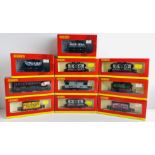 10x Hornby OO Gauge Assorted Freight Wagons All Boxed P&P Group 2 (£18+VAT for the first lot and £