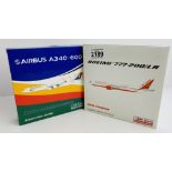 2x Phoenix 1:400 Scale Aircraft Diecast Model Aircraft - In Boxes (ALL WHEELS PRESENT & OK) P&P