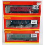 3x Hornby OO Gauge Coaches - CCT & Maunsell's - All Boxed P&P Group 1 (£14+VAT for the first lot and