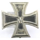 German Imperial WWI type Iron Cross 1st Class, in a fitted box. P&P Group 1 (£14+VAT for the first