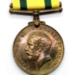 British WWI type Territorial War Medal, named to 138455 SJT J W MASKELL RA. P&P Group 1 (£14+VAT for