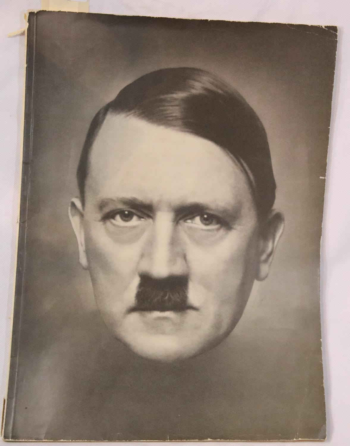German Third Reich book Adolf Hitler, A Man and His People circa 1936. P&P Group 1 (£14+VAT for