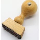 German WWII type Army HEER Rubber Stamp. P&P Group 1 (£14+VAT for the first lot and £1+VAT for