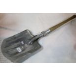 German WWII type SS marked aluminium entrenching tool. P&P Group 1 (£14+VAT for the first lot and £