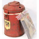 German WWII type Red Cross Collection Tin and Matches. These were sold to raise funds for the D.R.K.