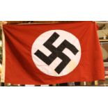 German Third Reich type SA party flag of three piece construction, 150 x 90 cm. P&P Group 1 (£14+VAT