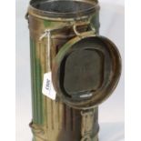 WWII German type Gas Mask Canister in Normandy Camouflage. P&P Group 2 (£18+VAT for the first lot