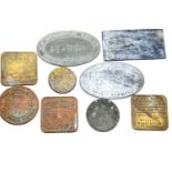 Collection of German WWII type tokens, including Guernsey Red Cross, Forum Cinema and others. P&P