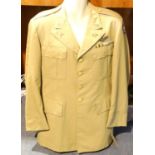 American USAF tunic with buttons, badges and medal bar. P&P Group 3 (£25+VAT for the first lot