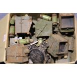 Box of 15 WWII period military signal lamps etc. P&P Group 3 (£25+VAT for the first lot and £5+VAT