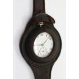 British WWI type Officers Watch. Working but runs a little slow. P&P Group 1 (£14+VAT for the