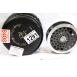 Hardy the Sunbeam 7/8 fly fishing reel in Hardy case. P&P group 2 (£18+ VAT for the first lot and £