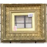 Ornate gilded 19th century frame, internal 15 x 11 cm, overall 37 x 32 cm. P&P Group 3 (£25+VAT